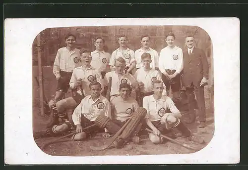 AK Gruppenfoto einer Feldhockey Mannschaft