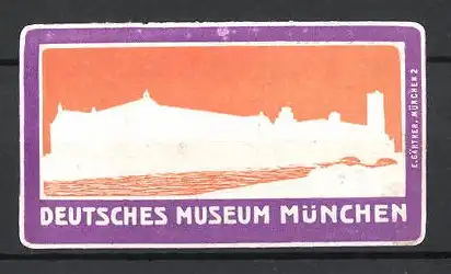 Präge-Reklamemarke München, Deutsches Museum