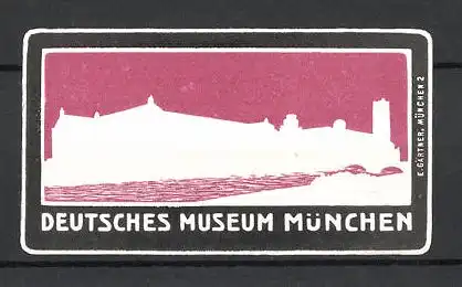 Präge-Reklamemarke München, Deutsches Museum