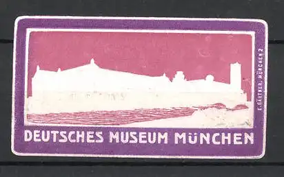 Präge-Reklamemarke München, Deutsches Museum