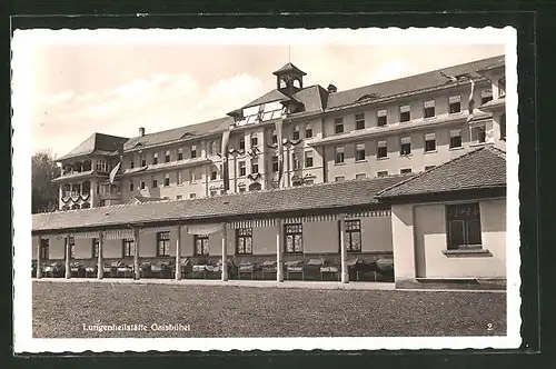 AK Bludesch, Lungenheilstätte Gaisbühel, Teilansicht mit Liegehalle