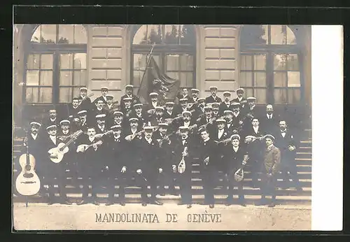 AK Geneve, Mandolinata de Geneve, Gruppenbild von Musikanten