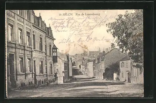 AK Arlon, Rue de Luxembourg, Strassenpartie