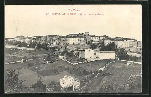 AK Castelnau-de-Montmirail, Vue generale