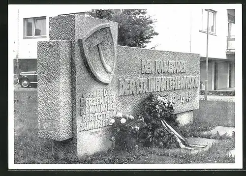 AK Petzenkirchen, Mahnmal der Kameradschaft der Bergmann-Division, 137. Infanteriedivision