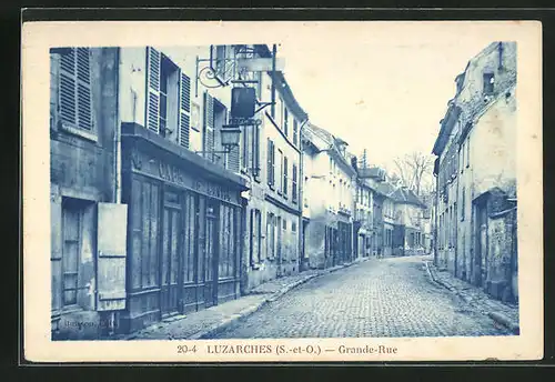 AK Luzarches, Grande-Rue