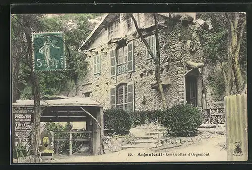AK Argenteuil, Les Grottes d` Orgemont