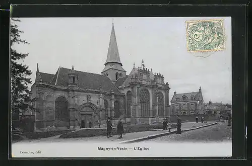 AK Magny-en-Vexin, L` Église