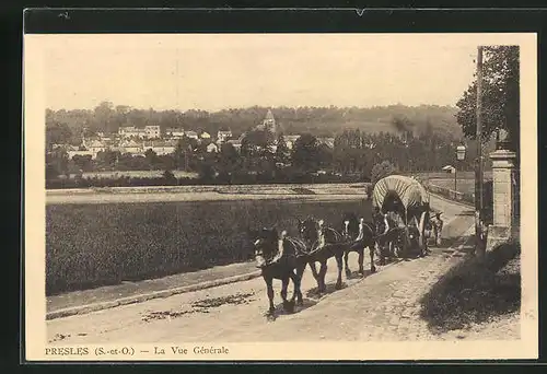 AK Presles, La Vue Generale