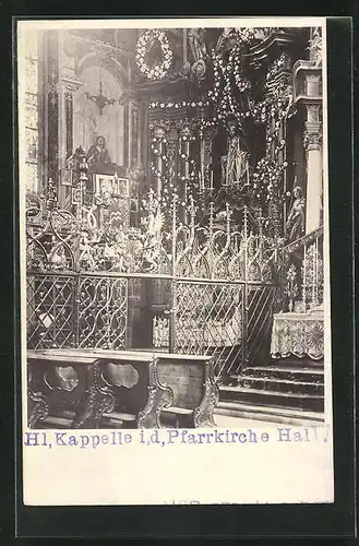 AK Hall, Kapelle in der Pfarrkirche