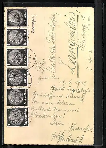AK Wien, Gasthaus Hans Stiedl`s Gösser Bierklinik, Steindlgasse 4