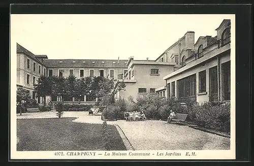 AK Champigny, La Maison Commune-Les Jardins