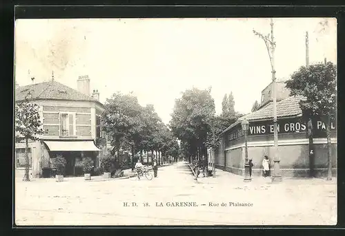 AK La Garenne, Rue de Plaisance
