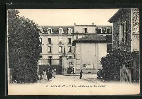 AK Brèvannes, Entrèe principale du Sanatorium