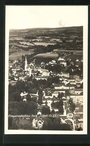 AK Bad Hall, Gesamtansicht, Fliegeraufnahme