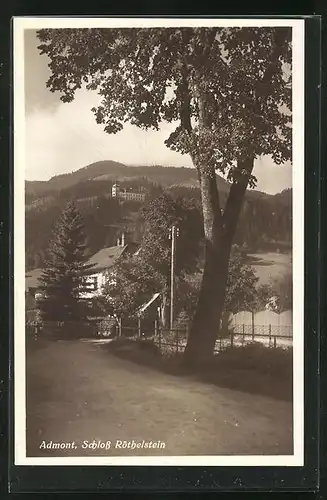 AK Admont, Blick zum Schloss Röthelstein