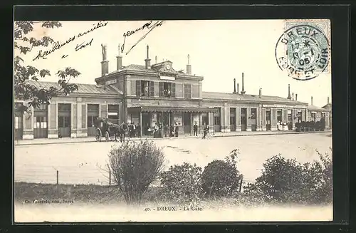 AK Dreux, La Gare