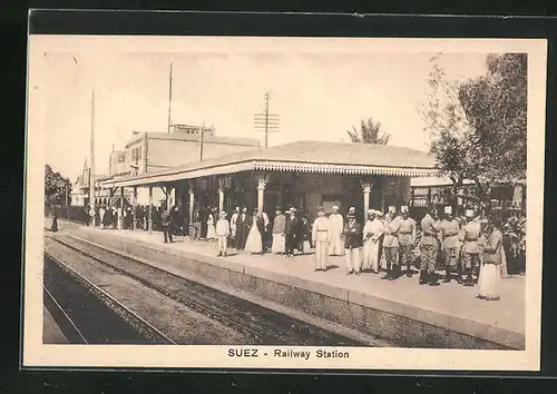 AK Suez, Railway Station, Bahnhof