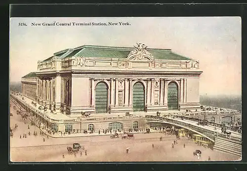 AK New York, NY, New Grand Central Terminal Station, Bahnhof