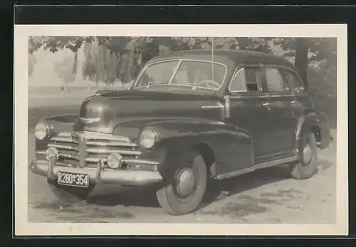 Foto-AK Auto Chevrolet 1950
