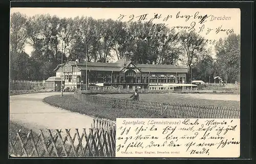 AK Dresden, Sportplatz Lennéstrasse