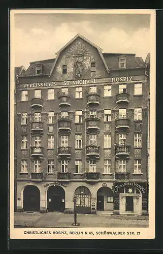 AK Berlin-Wedding, Christliches Hospiz, Schönwalder Str. 21