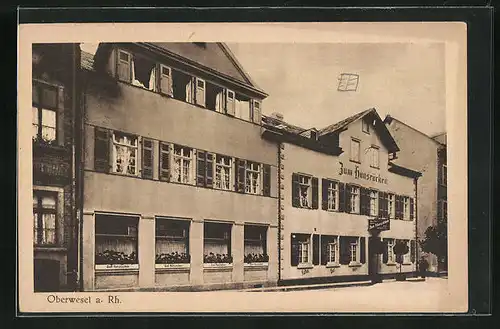 AK Oberwesel a. Rh., Hotel zum Hunsrücken