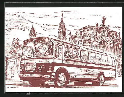 AK Bus, Stadtrundfahrt durch Dresden