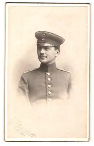 Fotografie H. Weingarten, Essen a. d. Ruhr, Soldat mit Mütze