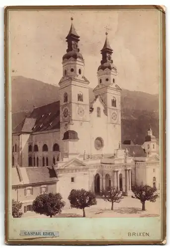 Fotografie Caspar Eder, Brixen, Ansicht Brixen, Kirche
