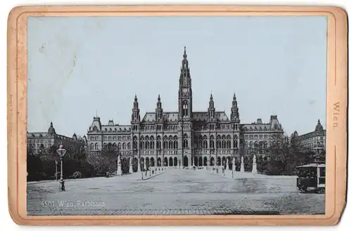 Fotografie Verlag Stengel & Co., Dresden, Ansicht Wien, Rathaus