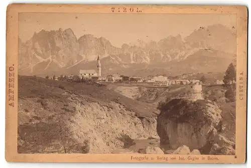 Fotografie Jos. Gugler, Bozen, Ansicht Cortina, Panorama