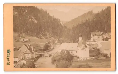 Fotografie F. Ramesmeier, Neuberg, Ansicht Mürzsteg, Panorama