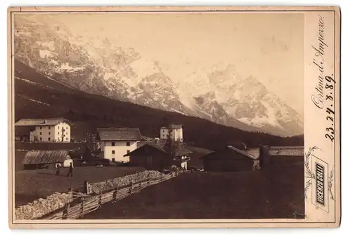 Fotografie Vincenzo Colli, Cortina d`Ampezzo, Ansicht Cortina d`Ampezzo, Ortspartie