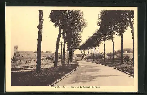 AK Ury, Route de la Chapelle-la-Reite