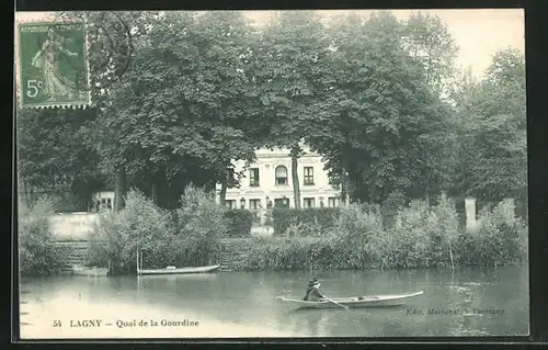 AK Lagny, Quai de la Gourdine