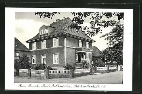 AK Bad Rothenfelde, Hotel Haus Barth, Schloenbachstr. 28