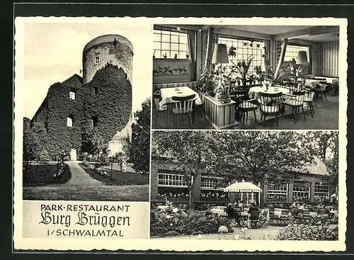 AK Brüggen / Schwalmtal, Park-Restaurant Burg Brüggen