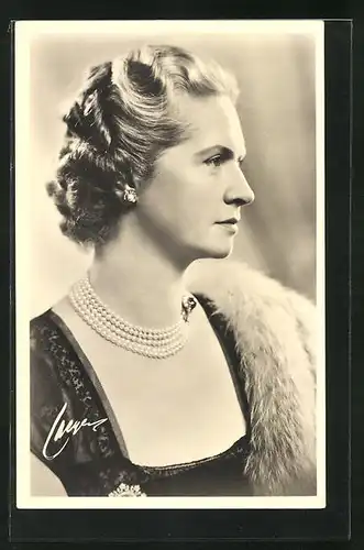 AK Portrait Prinzessin Sibylla von Schweden