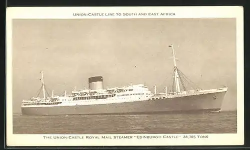 AK Passagierschiff Edinburgh Castle, Union-Castle Line