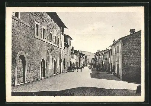AK Oriolo Romano, Borgo Garibaldi, Strassenpartie