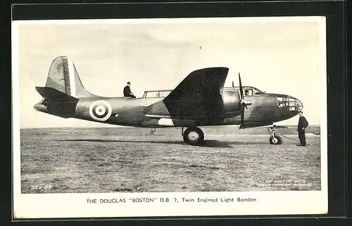AK The Douglas Boston D.B. 7 Twin Engined Light Bomber