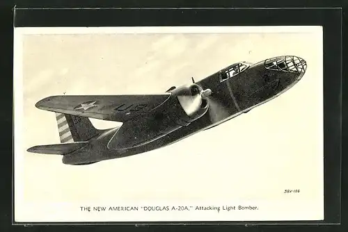 AK Flugzeug the new American Douglas A-20A, Attacking Light Bomber