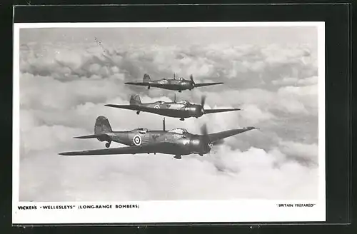 AK Vickers Wellesleys Long-Range Bombers