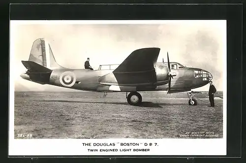 AK Douglas Boston D B 7 twin engined light Bomber