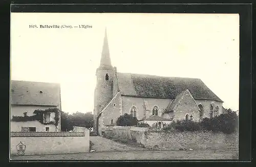 AK Belleville, L`Eglise, Ansicht der Kirche