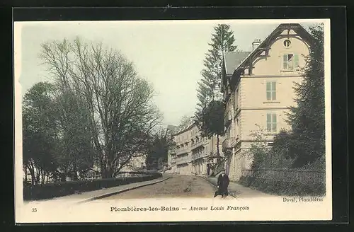 AK Plombières-les-Bains, Avenue Louis Francois