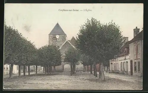 AK Conflans-sur-Seine, L`Eglise