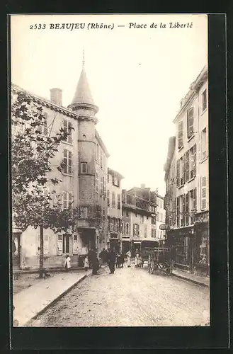 AK Beaujeu, Place de la Liberte