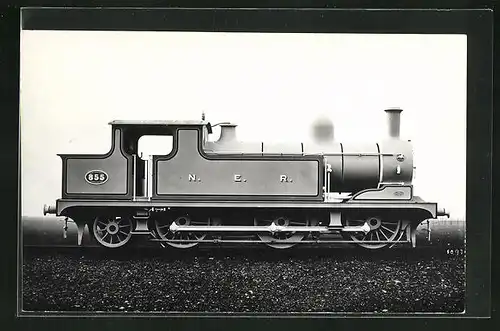 Foto-AK englische Eisenbahn, Lokomotive Nr. 855 der N.E.R.
